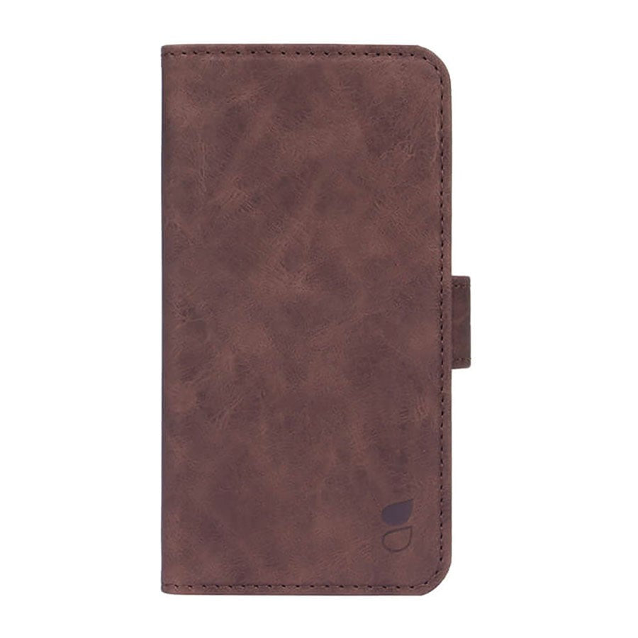 GEAR iPhone 11 Wallet - Læder Flip Cover m. Pung - Brun