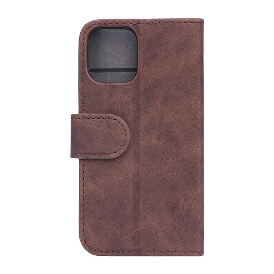 GEAR iPhone 12 Pro Max Wallet - Læder Flip Cover m. Pung - Brun