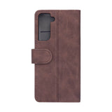 GEAR Samsung Galaxy S21 FE (5G) Wallet - Læder Flip Cover m. Pung - Brun