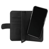 iPhone 13 Pro Gear Wallet 2in1 Flip Cover m. 7 Kortlommer og Magnet - Sort