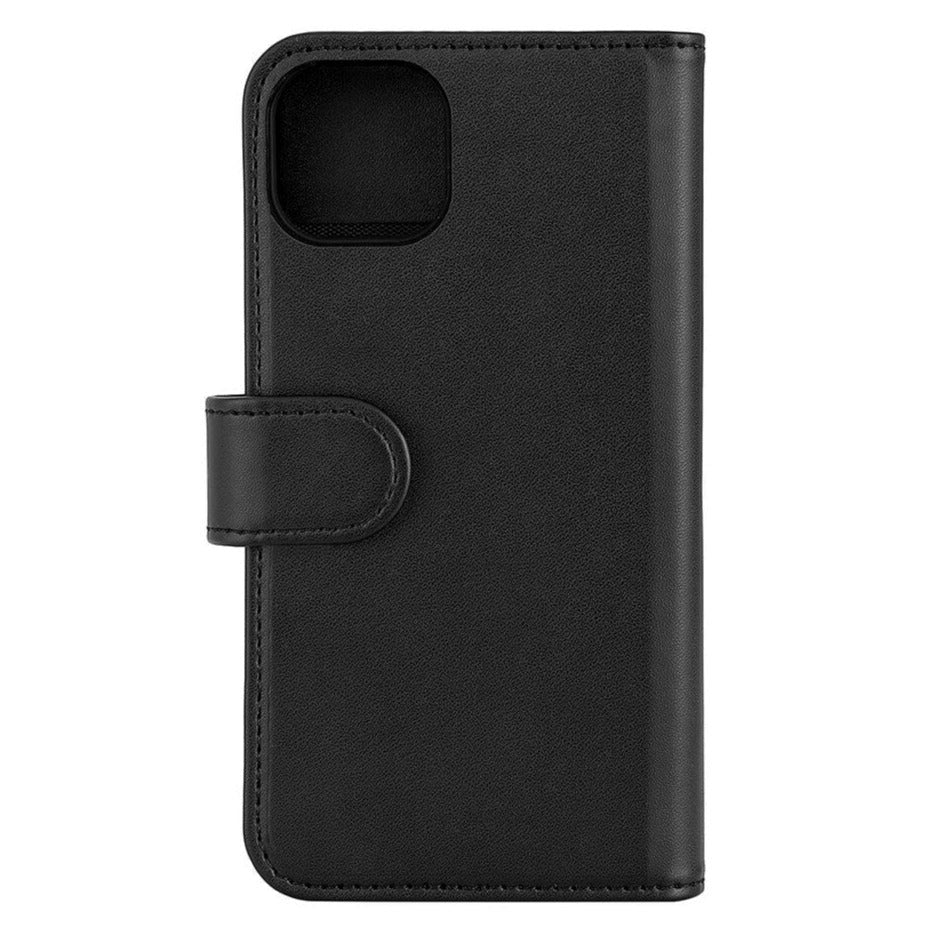 iPhone 13 GEAR 2-in-1 Læder Flip Cover m. Pung & Magnet - Sort