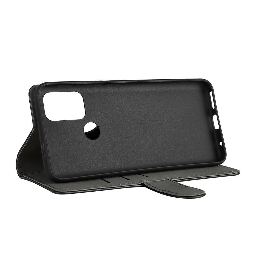 GEAR Motorola Moto G10 / G20 / G30 Wallet Læder Cover m. Pung Sort