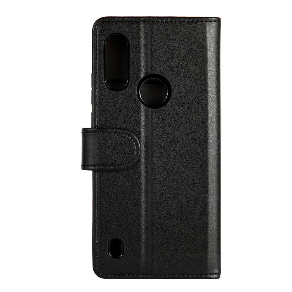 GEAR Motorola Moto E6s (2020) / E6i Wallet Læder Cover m. Pung Sort