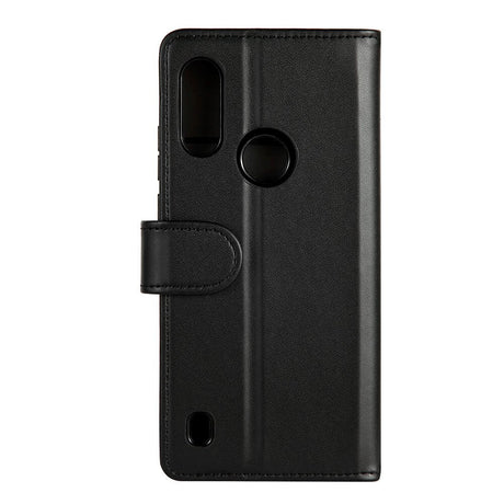 GEAR Motorola Moto E6s (2020) / E6i Wallet Læder Cover m. Pung Sort