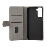 Samsung Galaxy S21+ (Plus) Gear Wallet - Læder Cover m. Pung - Sort