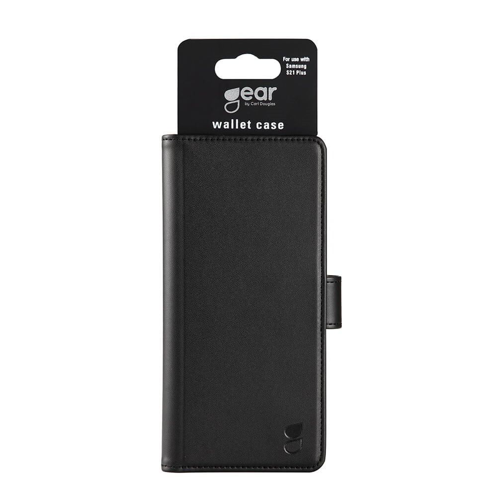 Samsung Galaxy S21+ (Plus) Gear Wallet - Læder Cover m. Pung - Sort
