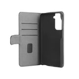 Samsung Galaxy S21 Gear Wallet - Læder Cover m. Pung - Sort