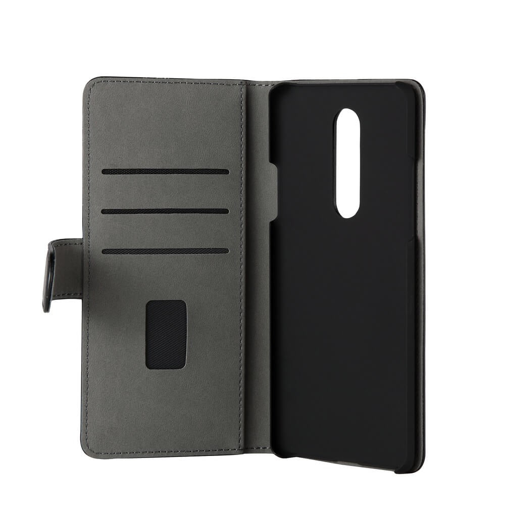 OnePlus 8 GEAR Wallet Læder Cover m. Pung - Sort