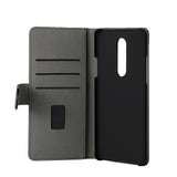 OnePlus 8 GEAR Wallet Læder Cover m. Pung - Sort