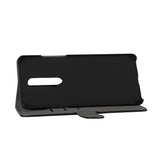 OnePlus 8 GEAR Wallet Læder Cover m. Pung - Sort