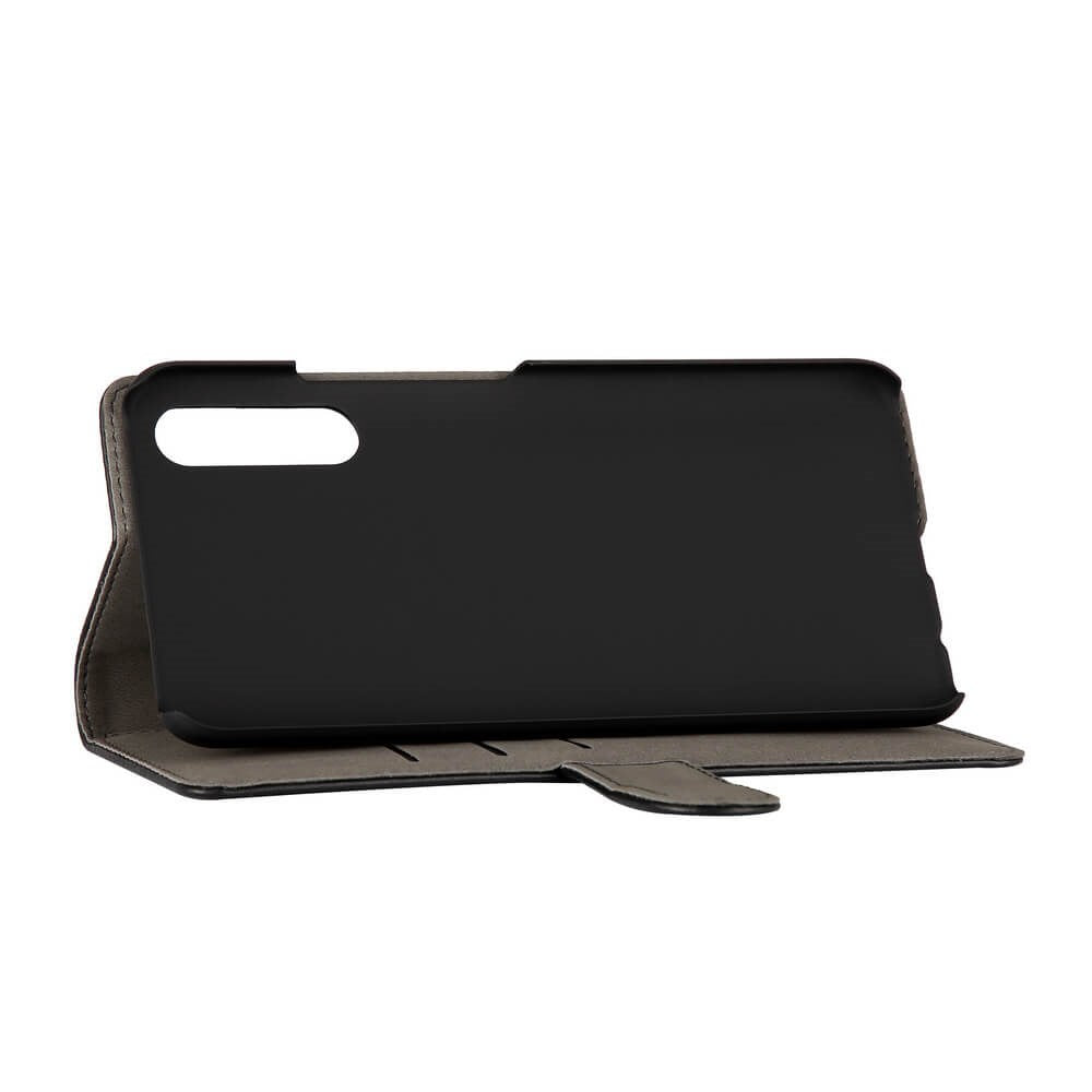 Huawei P Smart Pro GEAR Læder Cover m. Pung - Sort