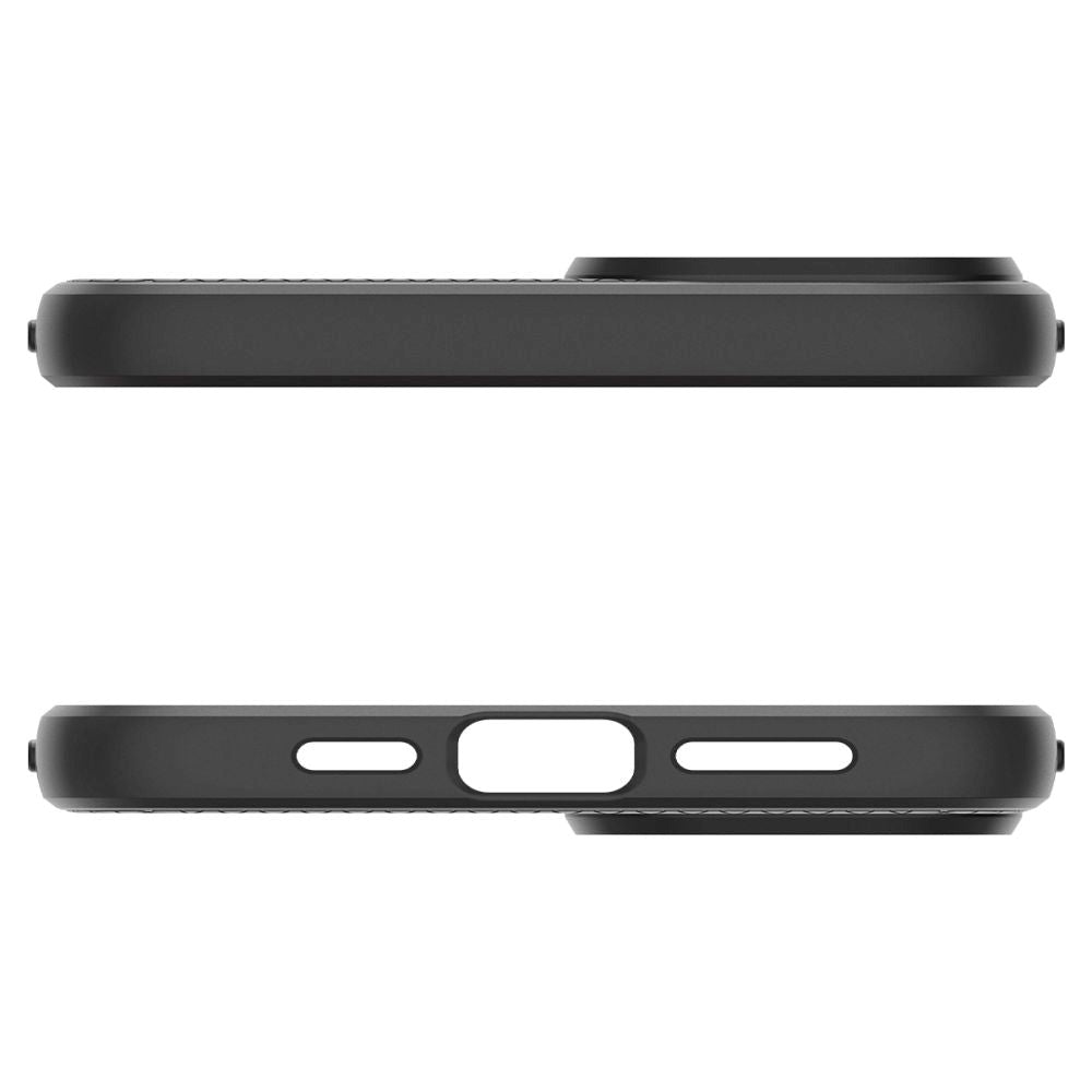 iPhone 15 Spigen Liquid Air Bagside Cover - Sort