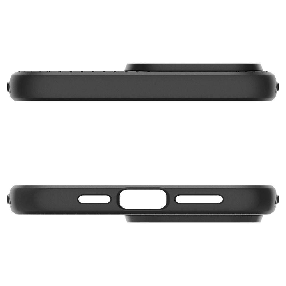 iPhone 15 Pro Spigen Liquid Air Bagside Cover - Sort