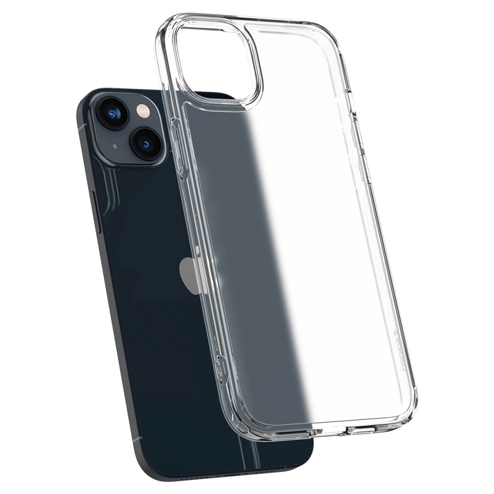 iPhone 14 Spigen Ultra Hybrid Bagside Cover - Mat Gennemsigtig