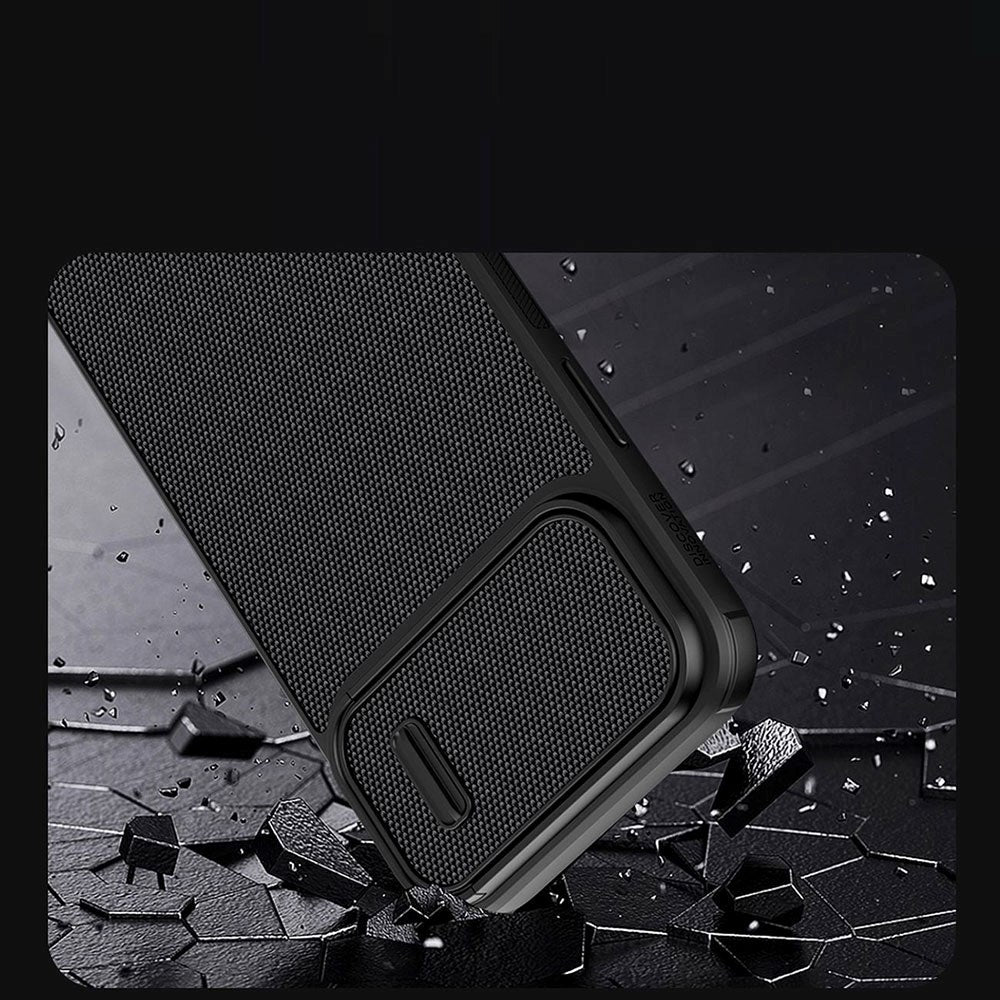 iPhone 14 Pro Max Nillkin Textured S Cover m. Camshield - Sort