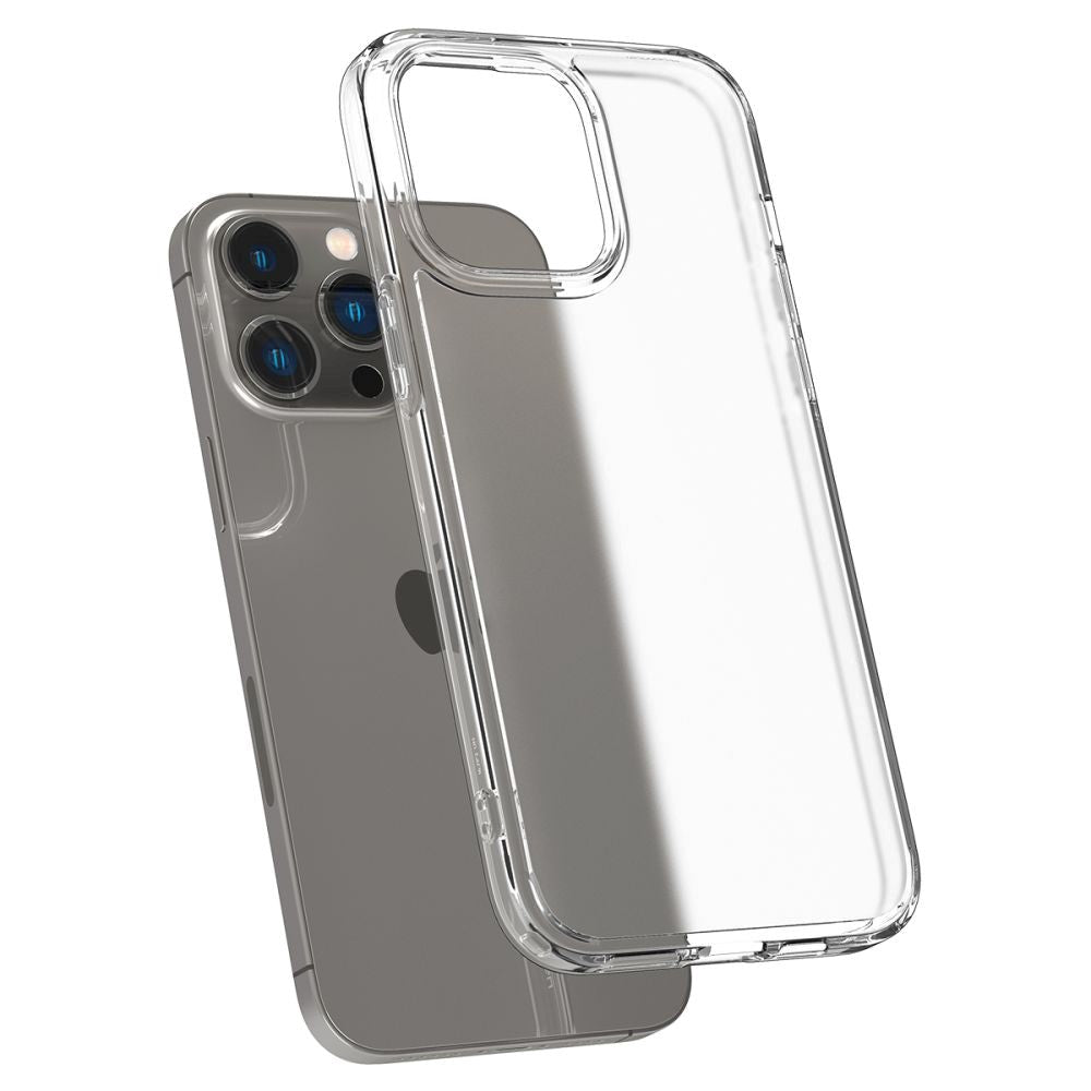 iPhone 14 Pro Spigen Ultra Hybrid Bagside Cover - Mat Gennemsigtig