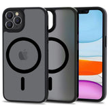 iPhone 11 Pro Max Tech-Protect Magmat Bagside Cover - MagSafe Kompatibel - Mat Sort