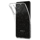 Spigen Samsung Galaxy S21 FE (5G) Liquid Crystal Glitter Cover - Gennemsigtig