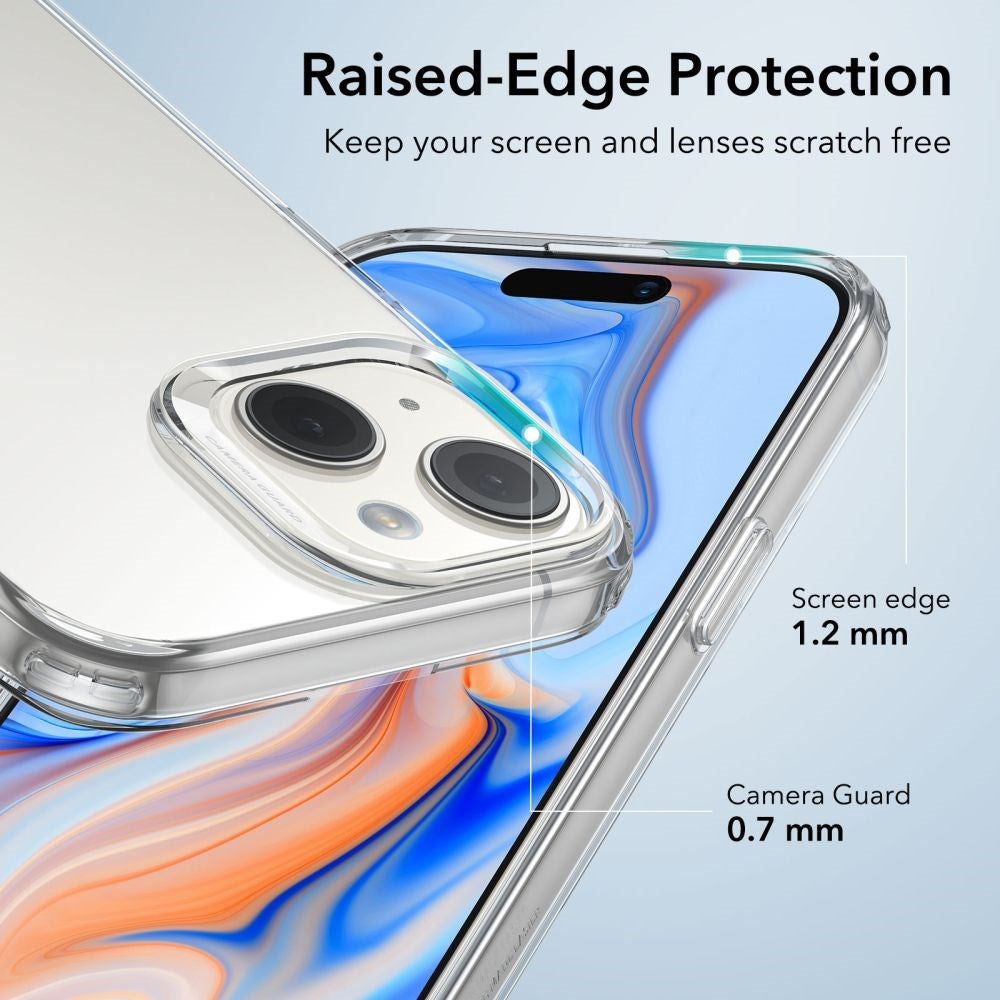 iPhone 15 Bagside Cover ESR Project Zero Slim Clear Case - Gennemsigtig