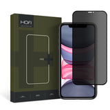 iPhone 11 / XR Hofi Glass Pro+ Skærmbeskyttelse m. Privacy - Case Friendly - Gennemsigtig