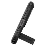 iPhone 15 Pro Max Spigen Tough Armor Case m. Kickstand - MagSafe Kompatibel - Sort - (DEMO)
