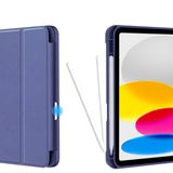 Tech-Protect Smartcase iPad 10.9" (2022) Tri-fold Cover m. Pen Holder - Blå