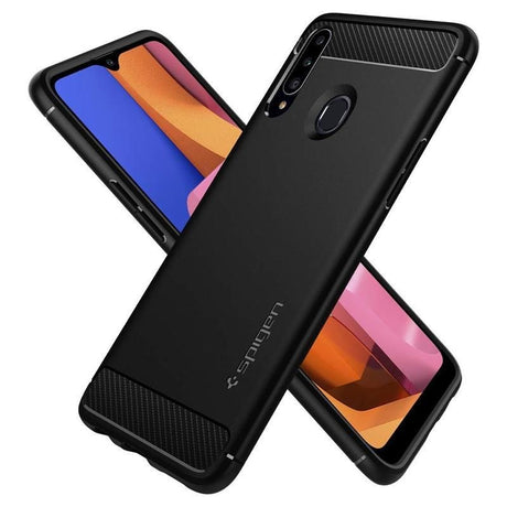 Samsung Galaxy A20s Spigen Rugged Armor Cover Sort