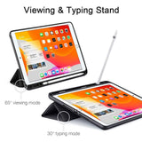 iPad 10.2" (2019) ESR Rebound Shock Absorbing Cover w. Apple Pencil Holder - Black