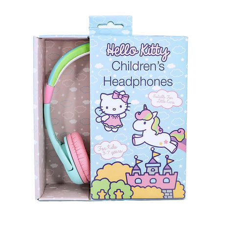 Hello Kitty Rainbow Børne Headset Max. 85dB - 3-7 År - Regnbue