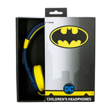 Batman Caped Crusader Børne Headset Max. 85dB - 3-7 År - Blå / Gul