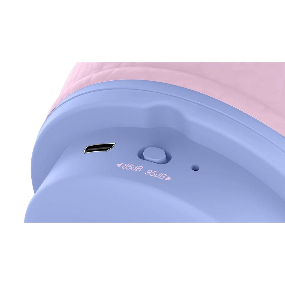 OTL Kuromi On-Ear Bluetooth Headset til Børn - Lilla / Lyserød