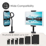 Desire2 Gooseneck Tablet Holder m. Klemme til Bord - Sort