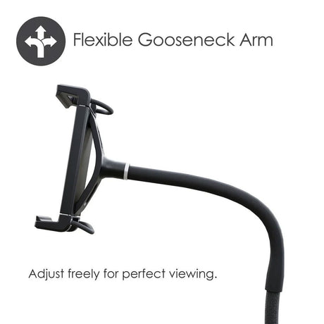 Desire2 Gooseneck Tablet Holder m. Klemme til Bord - Sort