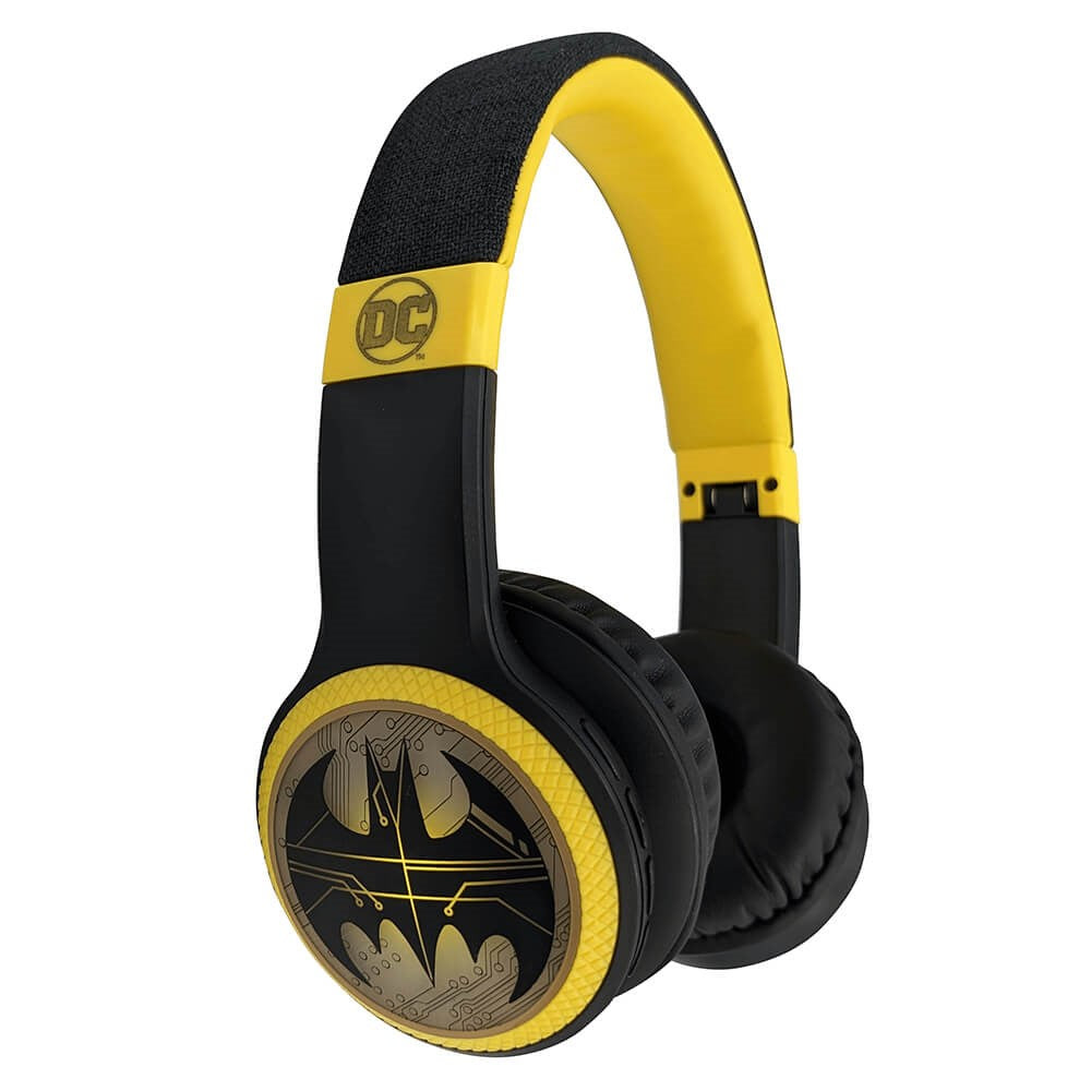 Batman Trådløs On-Ear Hovedtelefoner m. LED - Sort