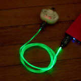 Harry Potter Light Up USB-A til USB-C Kabel 1.2 Meter - Sort / Blå