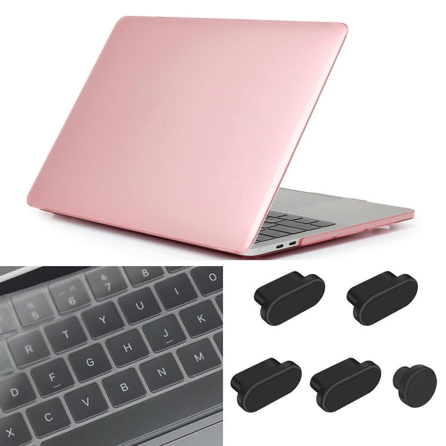 MacBook Pro 15" Touch Bar ENKAY Hard Case m. Keyboard Beskyttelse - Lyserød