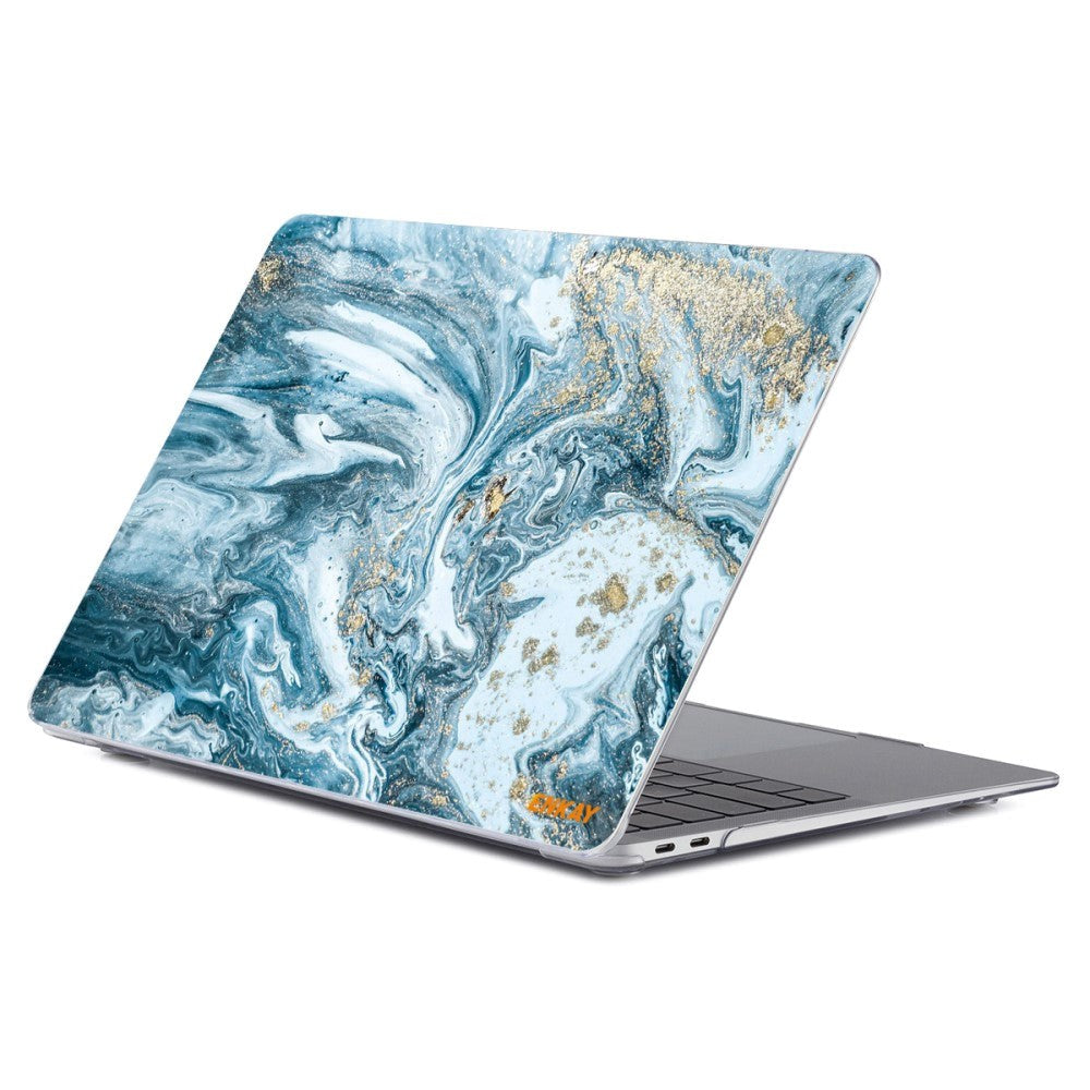 MacBook Air 13 (2020) ENKAY Hard Plastik Case - Marmor - Blå