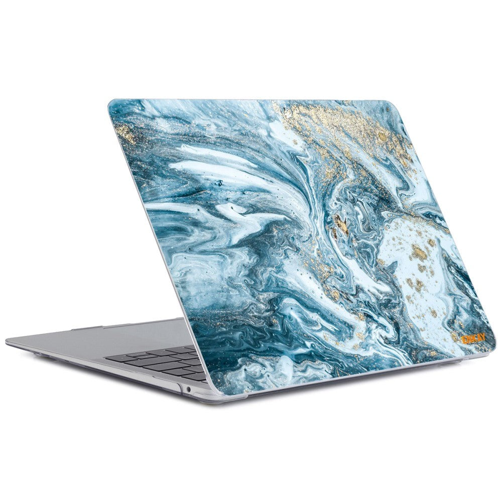 MacBook Air 13 (2020) ENKAY Hard Plastik Case - Marmor - Blå