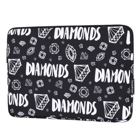 Laptop 14" Sleeve Med Lille Taske (36 x 26 cm) - Diamanter