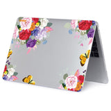 Macbook Air 13 M1 (2020) / Air 13 (2018-2020) ENKAY Hårdt Plastik Bærbar Cover m. Motiv - Buket Blomster