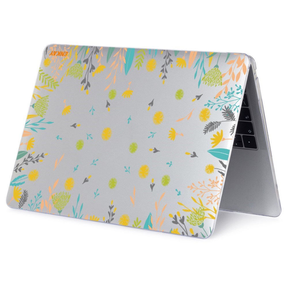 Macbook Air 13 M1 (2020) / Air 13 (2018-2020) ENKAY Hårdt Plastik Bærbar Cover m. Motiv - Blomster