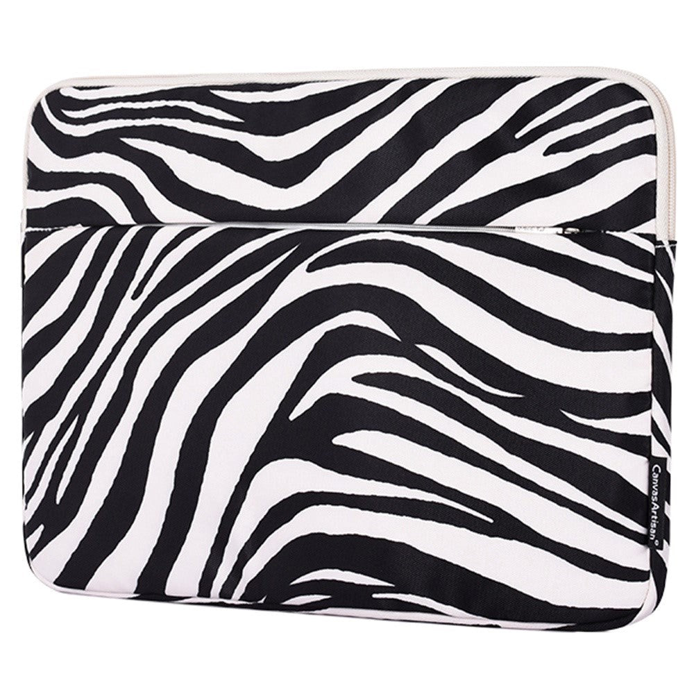 CanvasArtisan Sleeve Til Bærbar PC / Macbook13" - (35.5 x 25 x 2.4 cm) - Zebra