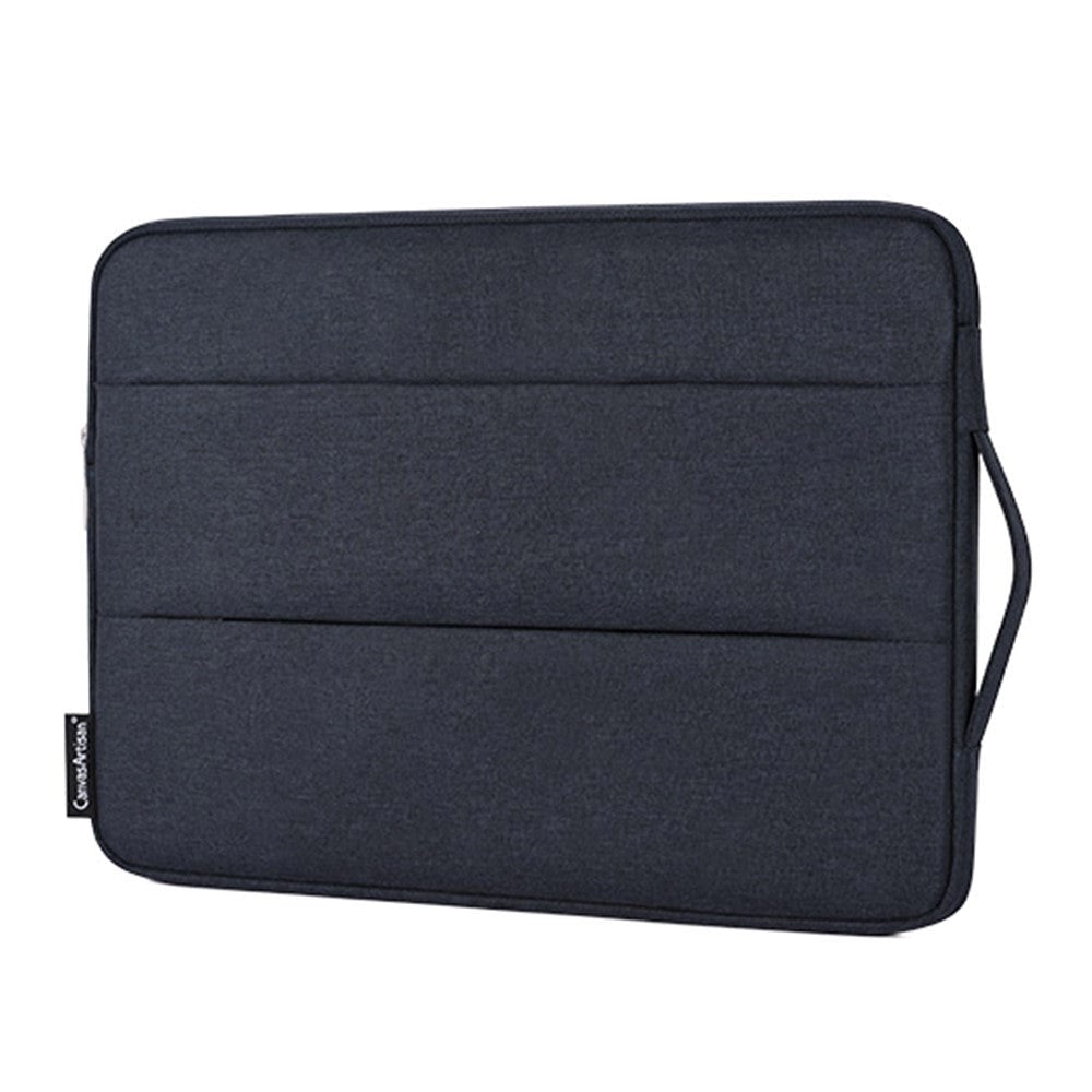 CanvasArtisan Sleeve m. Håndtag Til Bærbar PC / Macbook 15" - (39 x 28 x 2 cm) - Sort