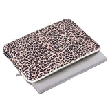 CanvasArtisan Sleeve m. Leopard Motiv Til Bærbar PC / Macbook 15" - (39 x 28 x 2 cm) - Gul Leopard