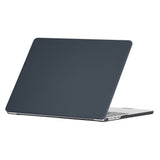 MacBook Air 13 M2/M3 (2022-2024) - Enkay - PC Plastik Case m. Indgangs Beskytter & Keyboard Cover - Sort