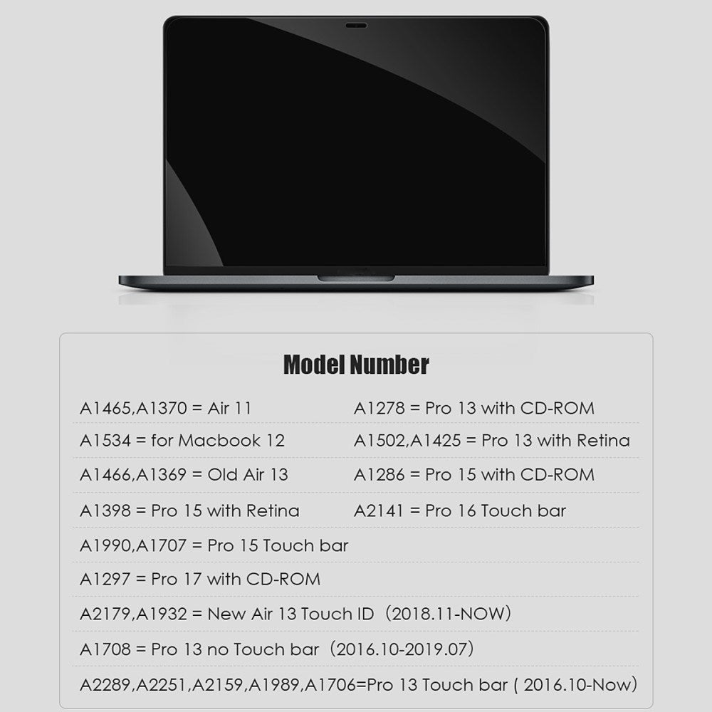 Macbook Pro 13 Retina PET HD Beskyttelsesfilm - Gennemsigtig