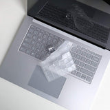 Microsoft Surface Laptop 2 / 3 / 4 / 5 ENKAY Keyboard Guard m. Amerikansk Tastatur - Gennemsigtig