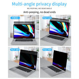 MacBook Pro 14 M5/M4/M3/M2/M1 (2026-2021) Magnetisk Skærmbeskyttelse - Privacy Funktion - Gennemsigtig