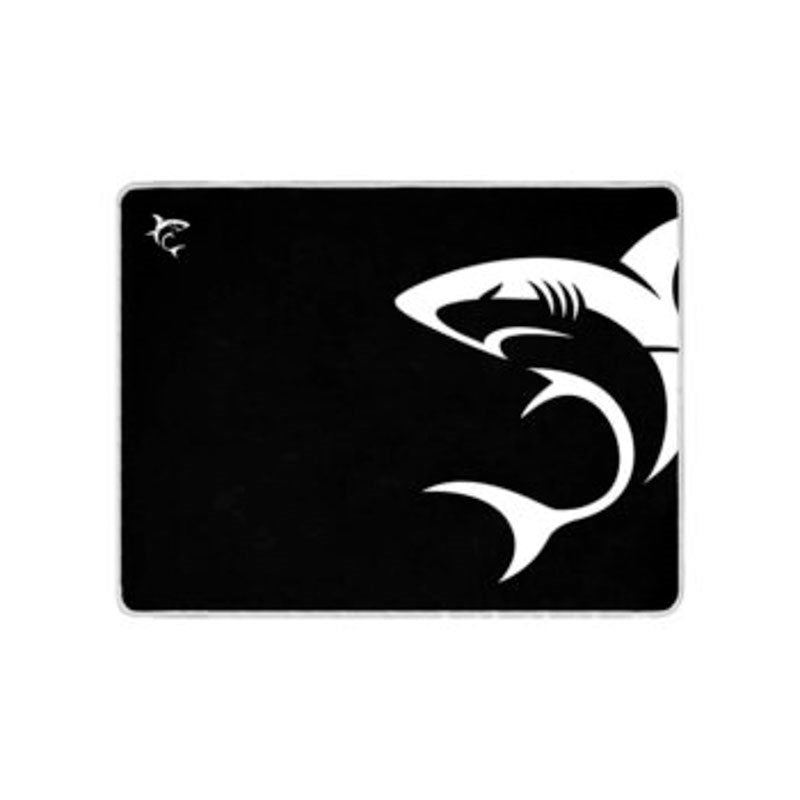 White Shark SHARK L 400 x 300 Gaming Musemåtte - Sort / Hvid