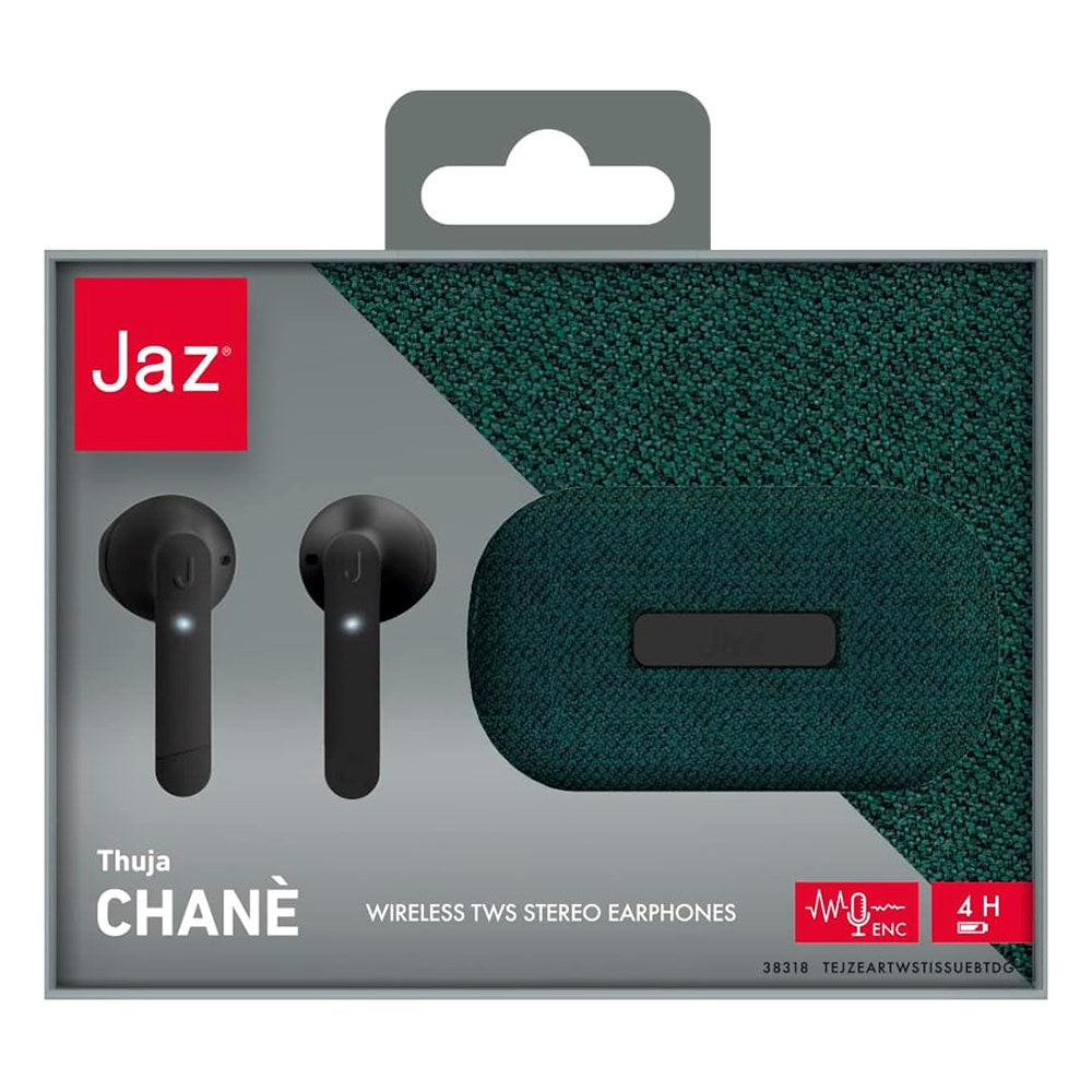 Jaz Chané True Wireless Bluetooth In-Ear Høretelefoner - Grøn Stof